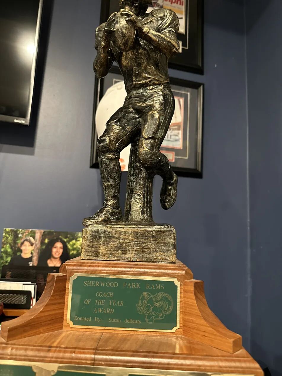 Coach of the Year. Sherwood Park Rams.